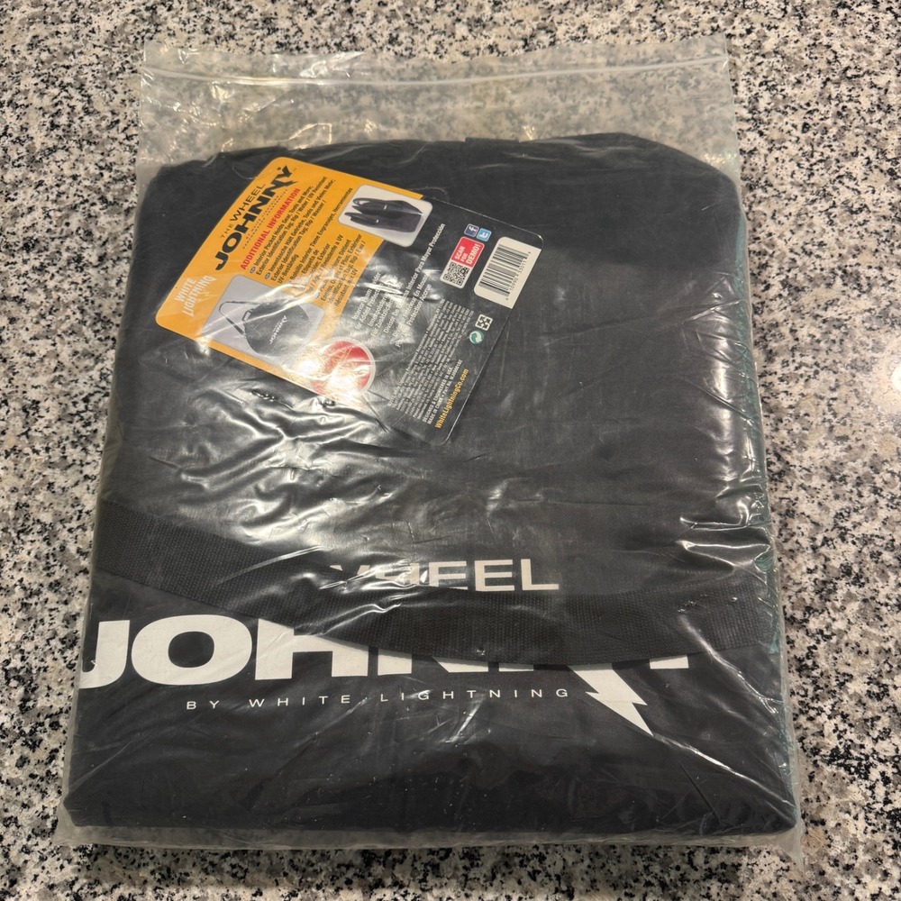 White Lightning The Wheel Johnny Bicycle Wheel Bag Black One Size Fits All NWT